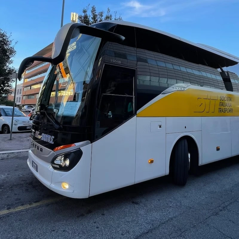 Rome-Fiumicino: Roundtrip Transfer with SIT Shuttle Bus between the Airport and the City