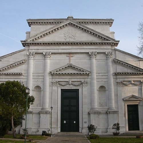 Entrée de la basilique de San Pietro di Castello